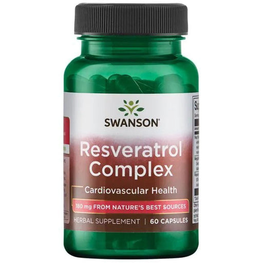 Swanson Resveratrol Complex - 60 caps | High-Quality Health and Wellbeing | MySupplementShop.co.uk
