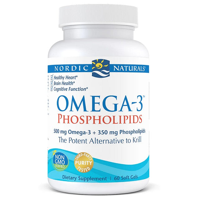 Nordic Naturals Omega-3 Phospholipids, 500mg - 60 softgels | High-Quality Omegas, EFAs, CLA, Oils | MySupplementShop.co.uk
