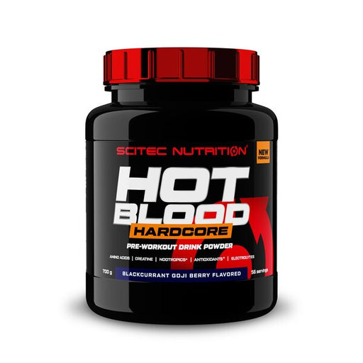 Hot Blood Hardcore, Blackcurrant Goji Berry - 700g by SciTec at MYSUPPLEMENTSHOP.co.uk