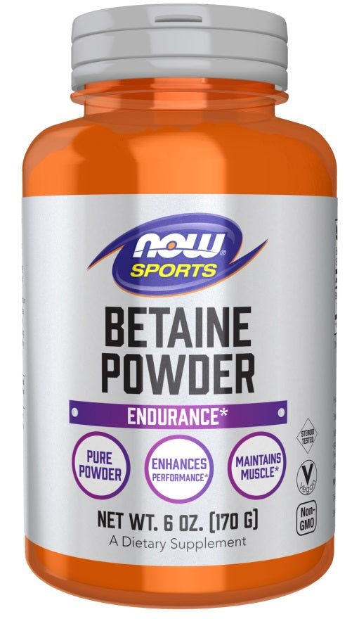 Betaine Powder - 170g by NOW Foods at MYSUPPLEMENTSHOP.co.uk