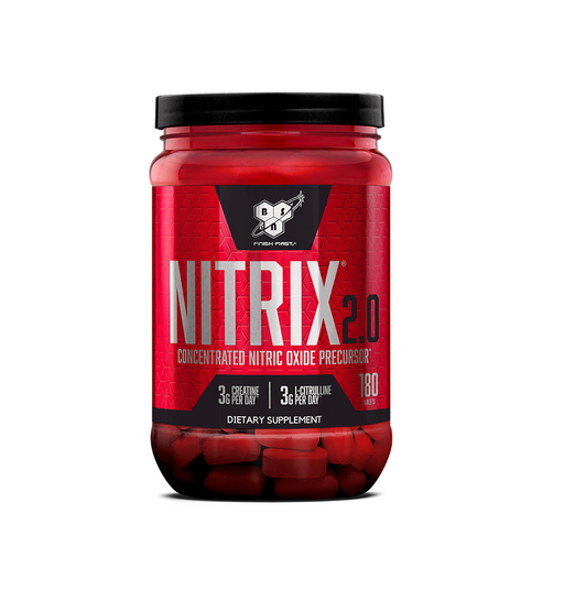 BSN Nitrix 2.0 180 Tablets 60 Servings | High-Quality Nitric Oxide Boosters | MySupplementShop.co.uk