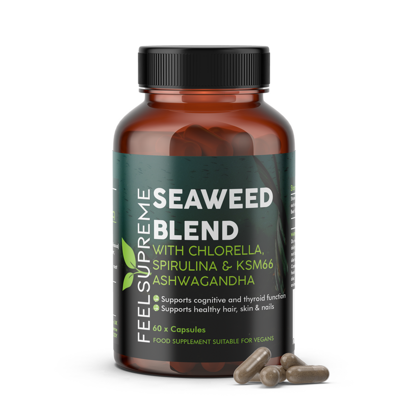Feel Supreme Seaweed Blend 100Veg Caps | High-Quality Sports Nutrition | MySupplementShop.co.uk