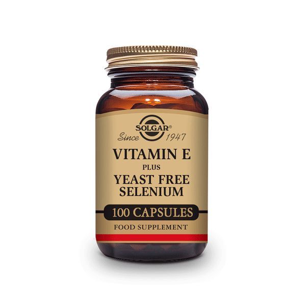 Solgar Vitamin E with Yeast Free Selenium 100 Caps - Sports Nutrition at MySupplementShop by Solgar